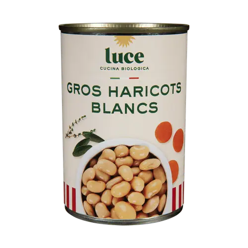 Gros haricots blancs bio Luce - 400 g