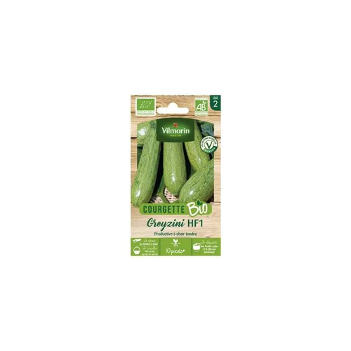 Courgette Greyzini HF1 Bio Vilmorin - graines à semer