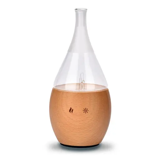 Diffuseur par nébulisation en verre et bois Boléa Zen' Arôme - diffusion 80 m2