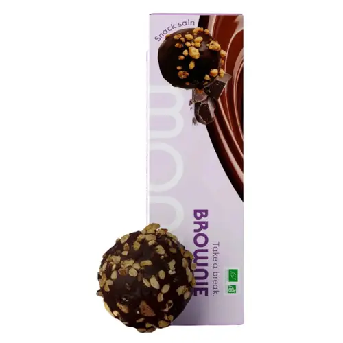 En-cas balls brownie bio Monka - 3 x 18 g