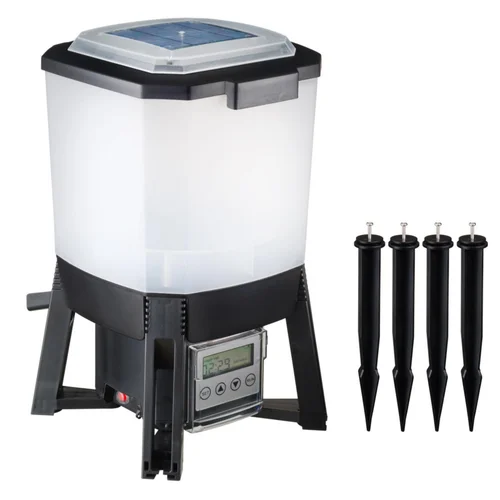 Distributeur automatique de nourriture solaire Outside Living - 6 L