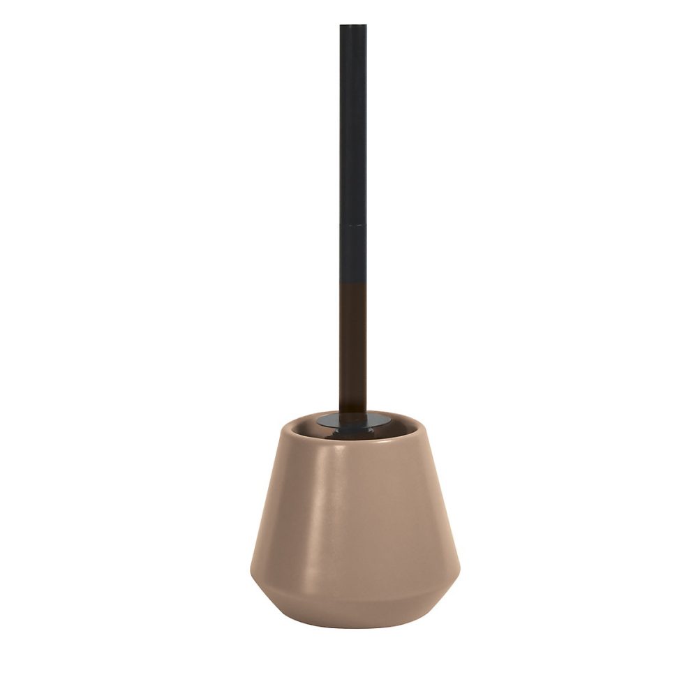 SAV – Brosse WC et support en céramique cappuccino Joshua