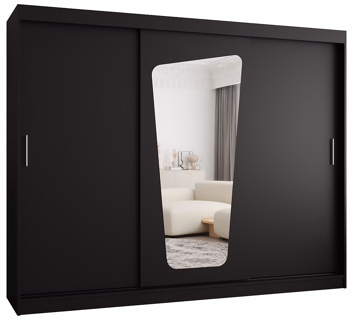 Armoire MOKA à portes coulissantes H. 250 x L. 250 x P. 62 – 3 portes