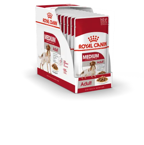 Pâtées pour chien adulte de taille moyenne Royal Canin Medium Adult - 10 x 140 g