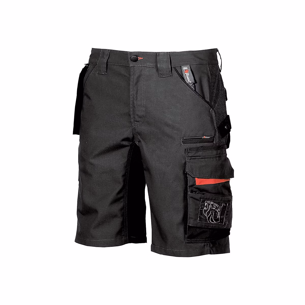 Bermuda de travail START Black Carbon SY003BC – taille 40, multi, poches et renfort Cordura