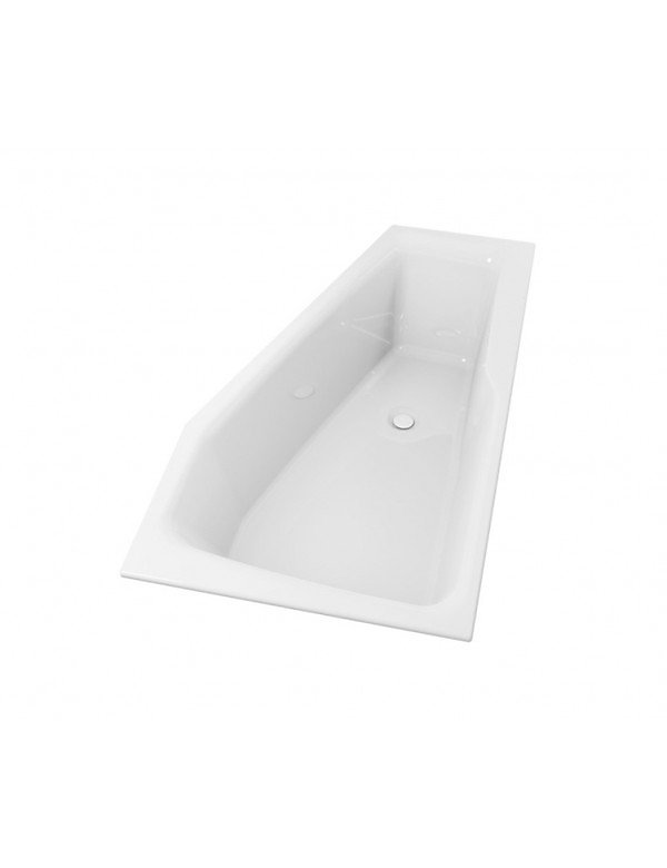 Baignoire d'angle RIHO RETHINK SPACE M Plug&Play 170 × 90 cm – Blanc, Gauche, 90, – 170, – 90