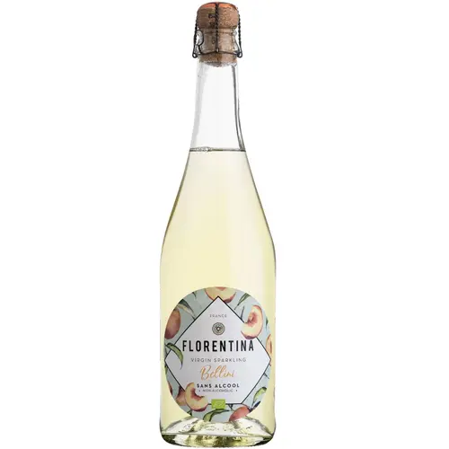Bellini Effervescent pêche sans alcool Bio Florentina - 75 cl