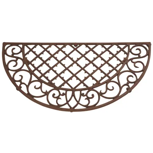 Paillasson grille demi-lune en fonte