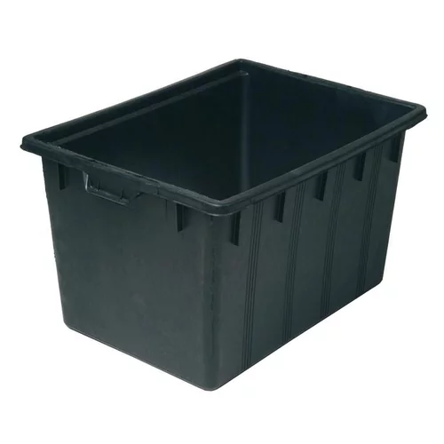 Bassin rectangulaire noir Victoria Quadro II - 79x48x30 cm