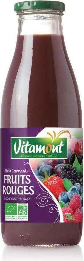 Cocktail de Douceur de fruits rouges bio Vitamont – 75 cl