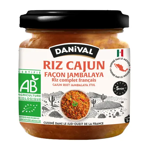 Riz cajun façon jambalaya bio Danival - 320 g