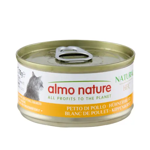 Pâtée pour chat HFC Natural au blanc de poulet Almo Nature - 70 g
