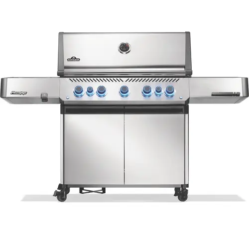 Barbecue gaz inox Napoléon Prestige 665 - 188 x 66 x 129,5 cm