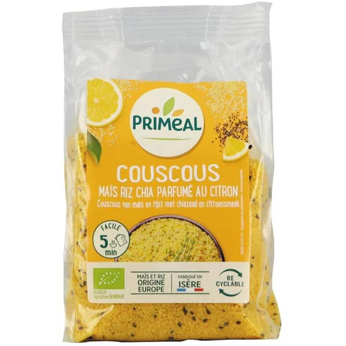 Couscous riz maïs et chia parfumé au citron 300 g PRIMEAL