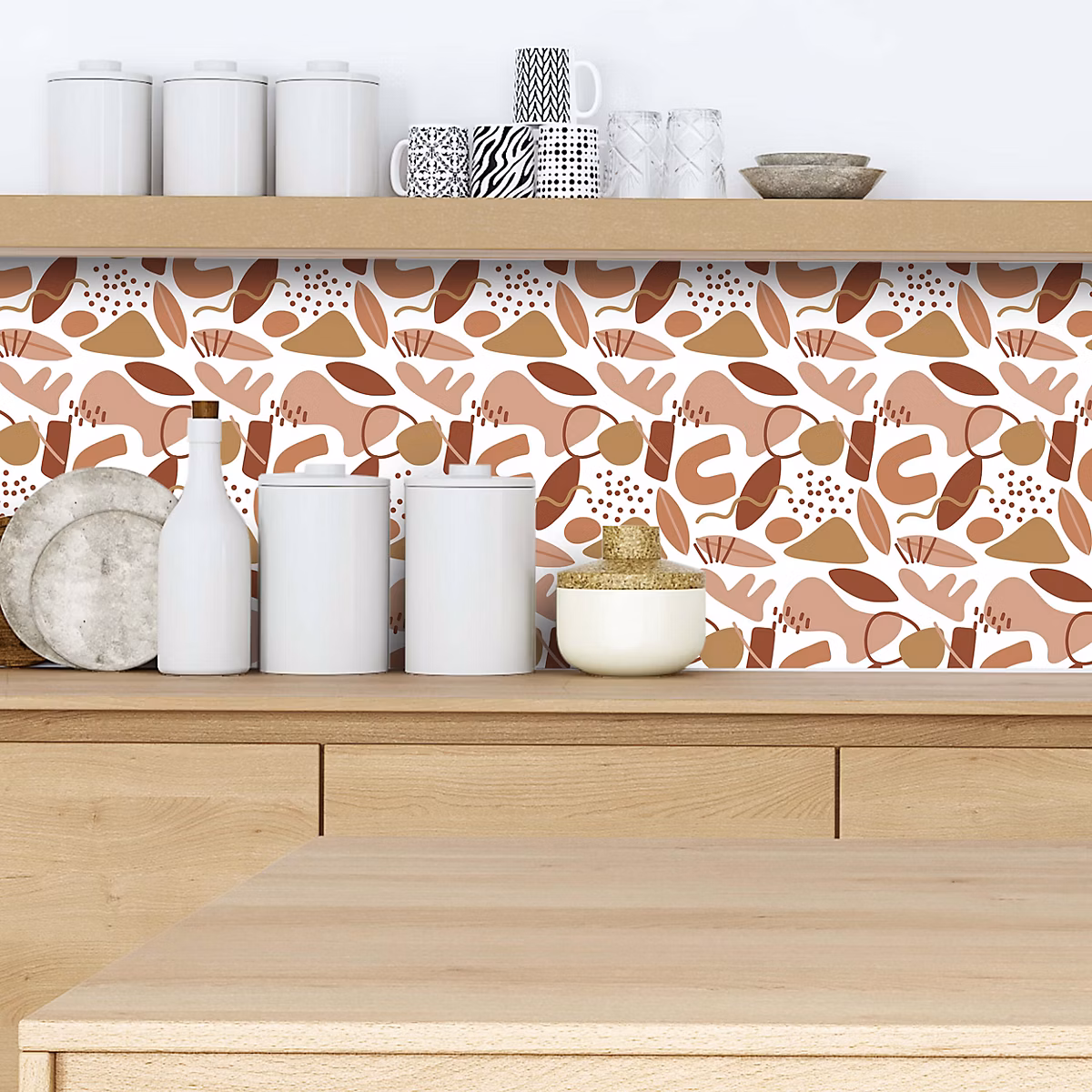 Crédence adhésive décoration boho chic 40 × 100cm