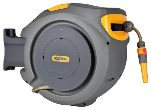 Enrouleur automatique avec tuyau new auto reel NEW coloris gris Hozelock - 25 m