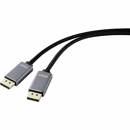 Câble DisplayPort mâle SpeaKa Professional 1.4 – 32,4 Gbps, HDR10/DSC, noir