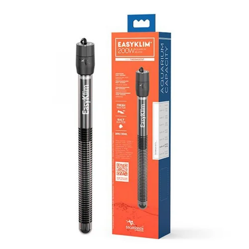 Chauffage aquarium 200 Watts, facilité d'utilisation, AQUATLANTIS - modèle EasyKlim+