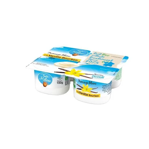 Fromage blanc à la vanille bourbon Tante Hélène - 400 g