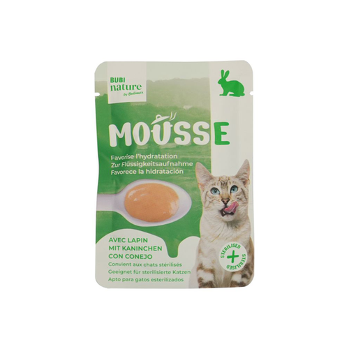 MOUSSE POUR CHAT BUBI NATURE BUBIMEX® LAPIN - 50G
