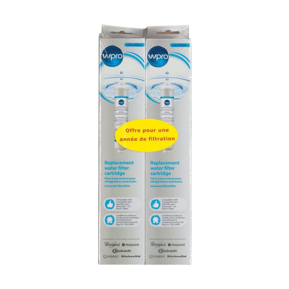 WPRO Filtre à eau Lot de 2 x USC100/1 – Solutions extérieures