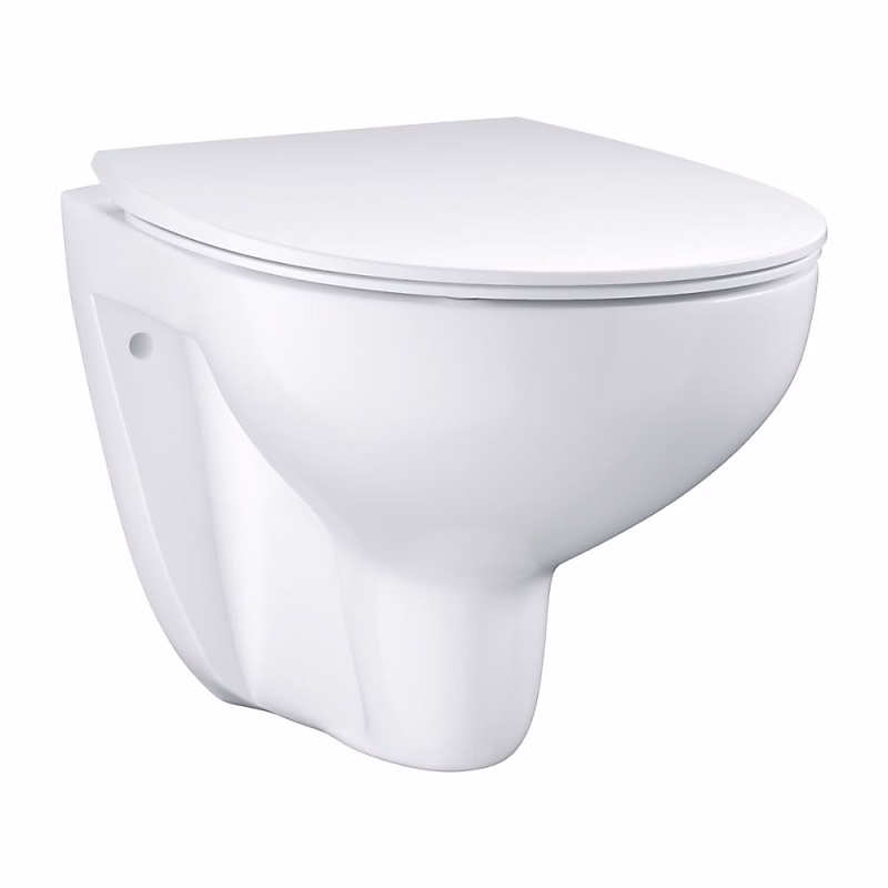 WC suspendu – Cuvette suspendu Bau Ceramic sans bride Bau + abattant GROHE Bau Ceramic