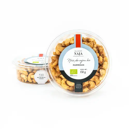Noix de cajou au parmesan bio Maison Naja - 150 g