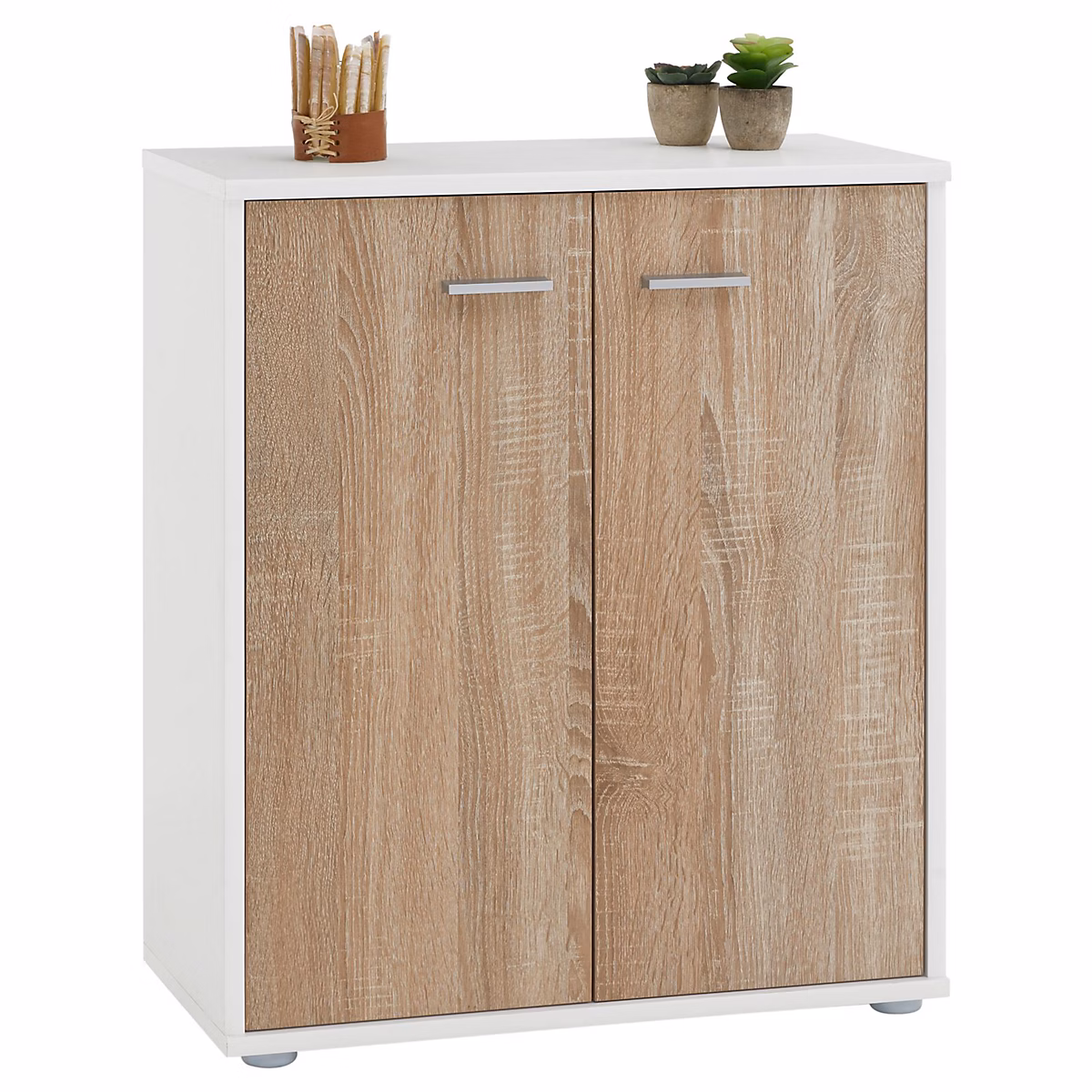 Buffet salle à manger FIRMIN L 60 cm – Coloris blanc chêne sonoma