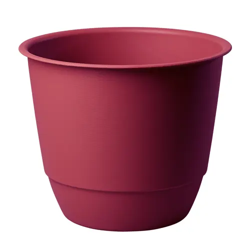 Pot en matière recyclée coloris rouge cerise Poetic Joy 25 - Ø 24,6 x H 20,3 cm