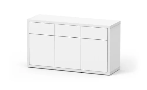 Meuble pour aquarium en bois coloris blanc 3 portes Aquatlantis Sublime Ultra 150 - 150 x 50 x 83 cm