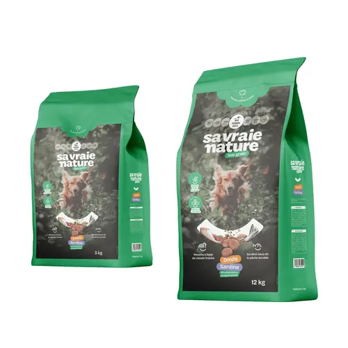 Croquettes chien adulte medium Sa Vraie Nature dinde sardine