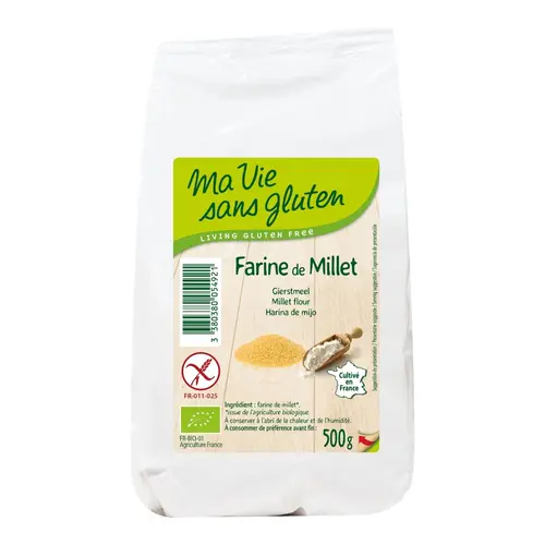 Farine de millet sans gluten Ma Vie sans gluten - 500 g