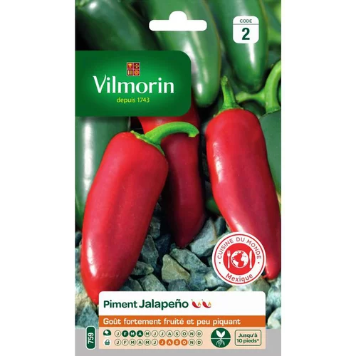 Graines de piment jalapeno Vilmorin - graines à semer