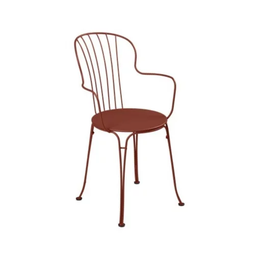 Fauteuil Opéra + FERMOB ocre rouge