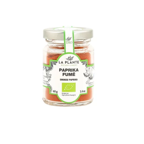 Paprika fumé bio en verre Kerex - 40 g