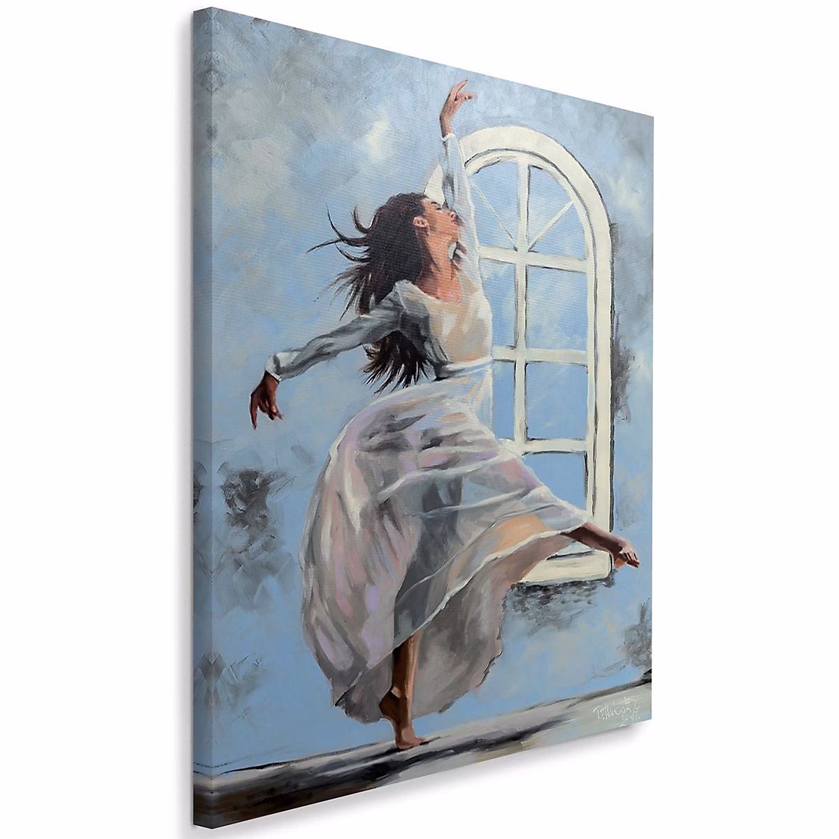 Cadre déco – Ballerine dansante 70 × 100 cm