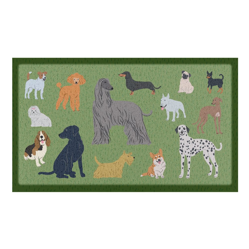 Paillasson Chien Races (70 x 40 cm) – Aménagement du jardin