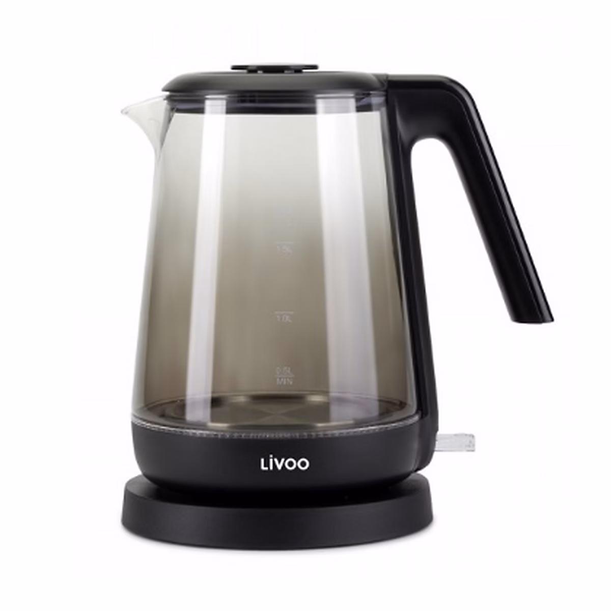 Bouilloire sans fil 1.7l 2200w transparent Livoo DOD216N | Bouilloire