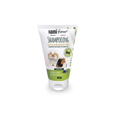 Shampooing non rince lapin cochon d'inde poils longs bio - 125 ml