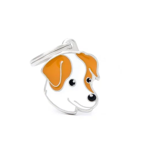 Médaille colors pour jack russel marron