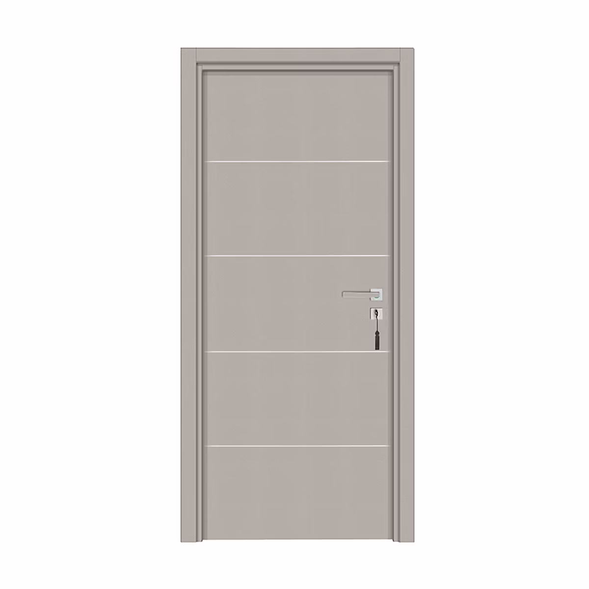 Bloc | porte pose fin de chantier PREMIUM Seymour – H.204 x l.73 cm – aspect cuir argile – réversible – Reivilo