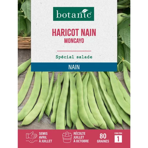 Graines d'haricot nain moncayo botanic® - graines nain semer