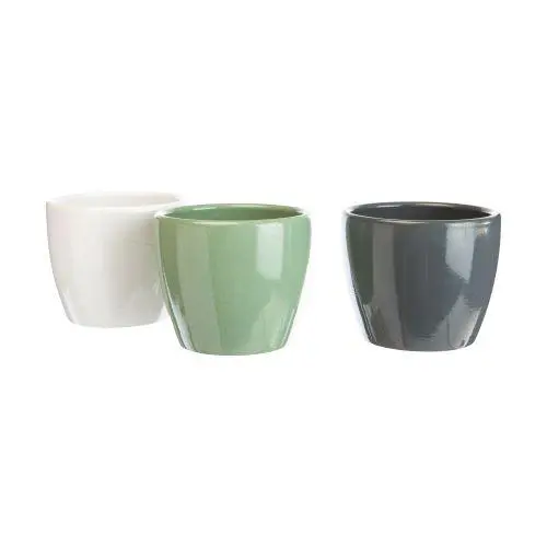 Cache-pot Carnivore en céramique coloris vert - Ø 9 cm