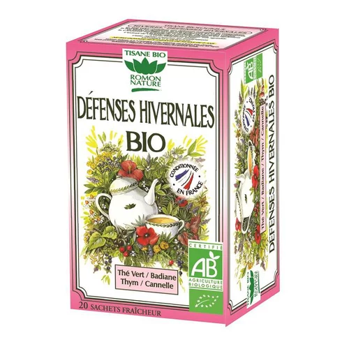 Tisane défenses hivernales bio en boite de 32 g