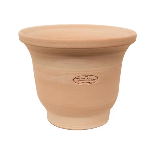 Pot en terre cuite claire Terrablanca Campanilla - Ø 21 x H 17 cm
