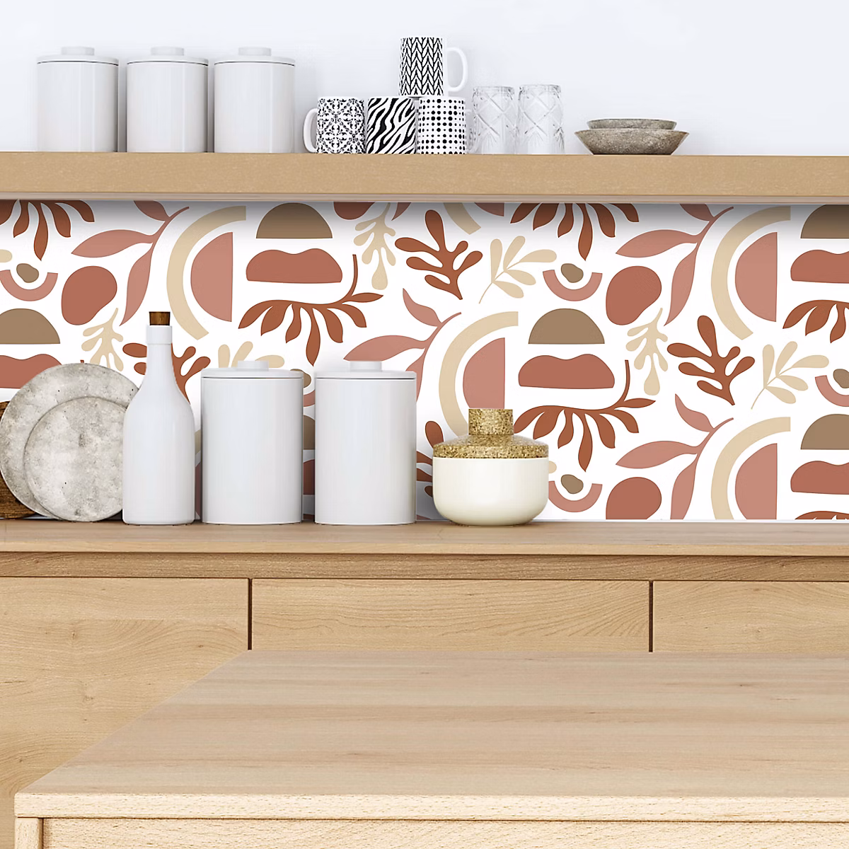Crédence adhésive décoration boho chic 60 × 300cm