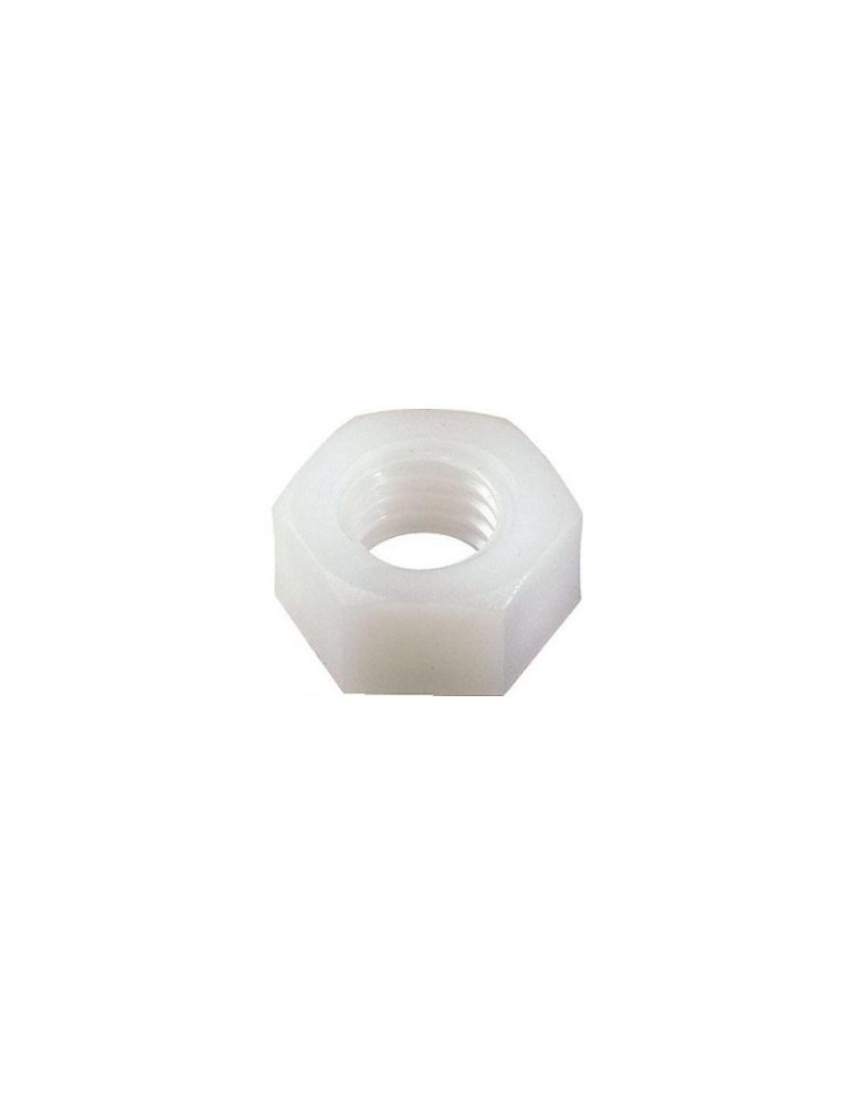 Ecrou nylon naturel Hexagonal HU M20 – 1 pièce