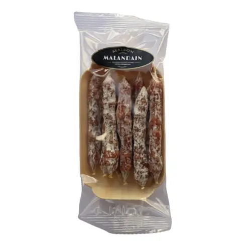 Mini bâtonnet pur porc nature Maison Malandain - 80 g