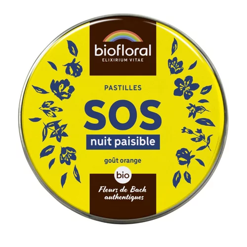 Pastilles de secours nuit paisible en boite de 50 g