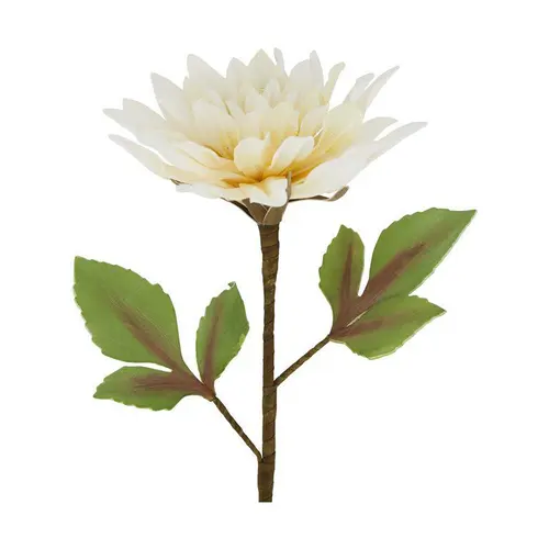 Fleur en mousse beige - Ø 25 x H 77 cm